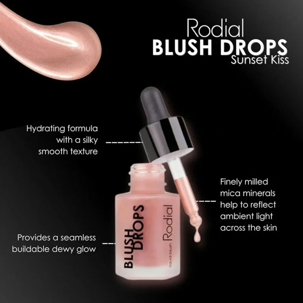 Rodial Blush Drops Sunset Kiss Liquid Blush Brand New